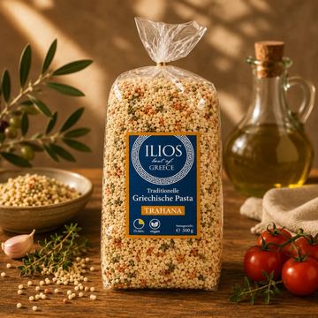 Pasta Foloi Trahanas (vegan) von ILIOS Grünes Gold
