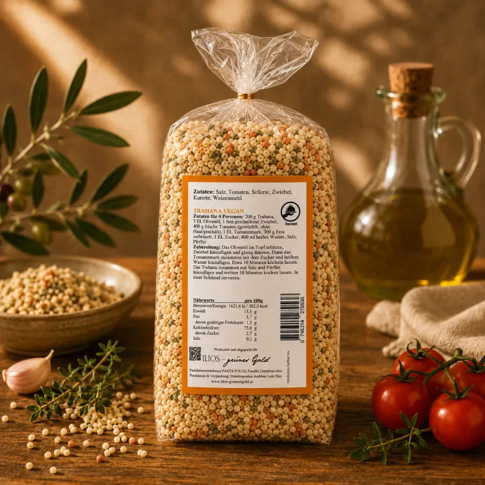 Pasta Foloi Trahanas (vegan), Ansicht 7