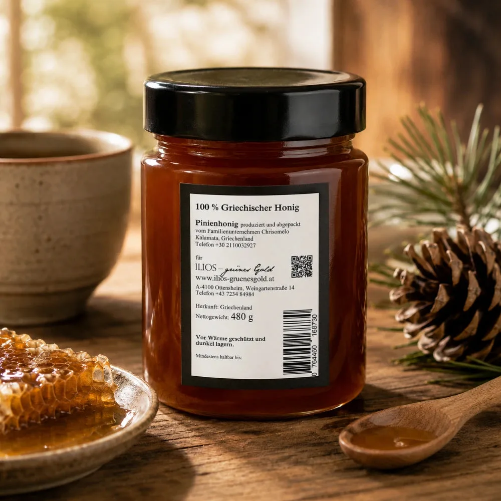 Pinienhonig/Kiefernhonig, 480g, Ansicht 7