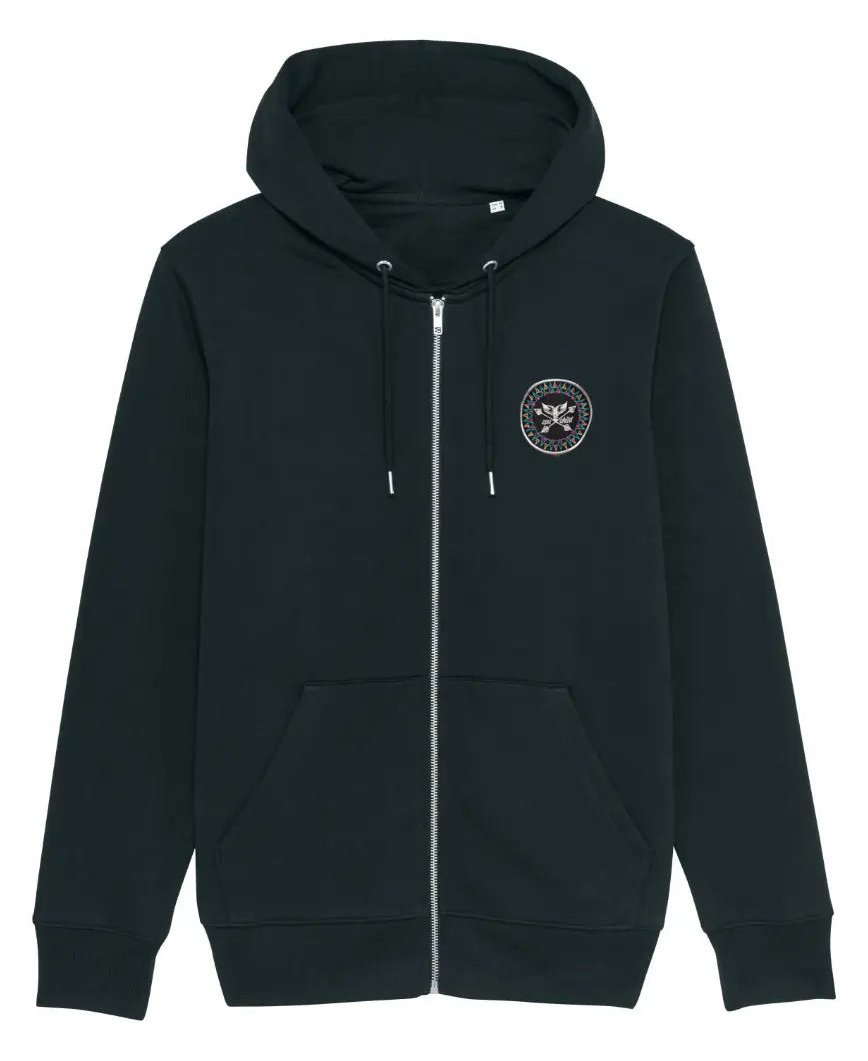 Tribal Patch ZipHoodie Unisex
