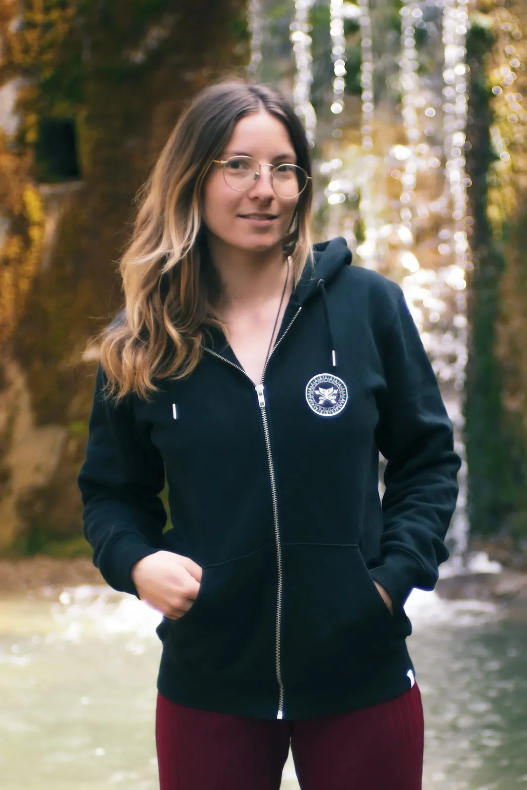 Tribal Patch ZipHoodie Unisex — Bild 2
