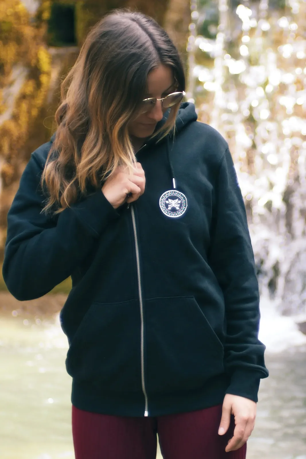 Tribal Patch ZipHoodie Unisex — Bild 4