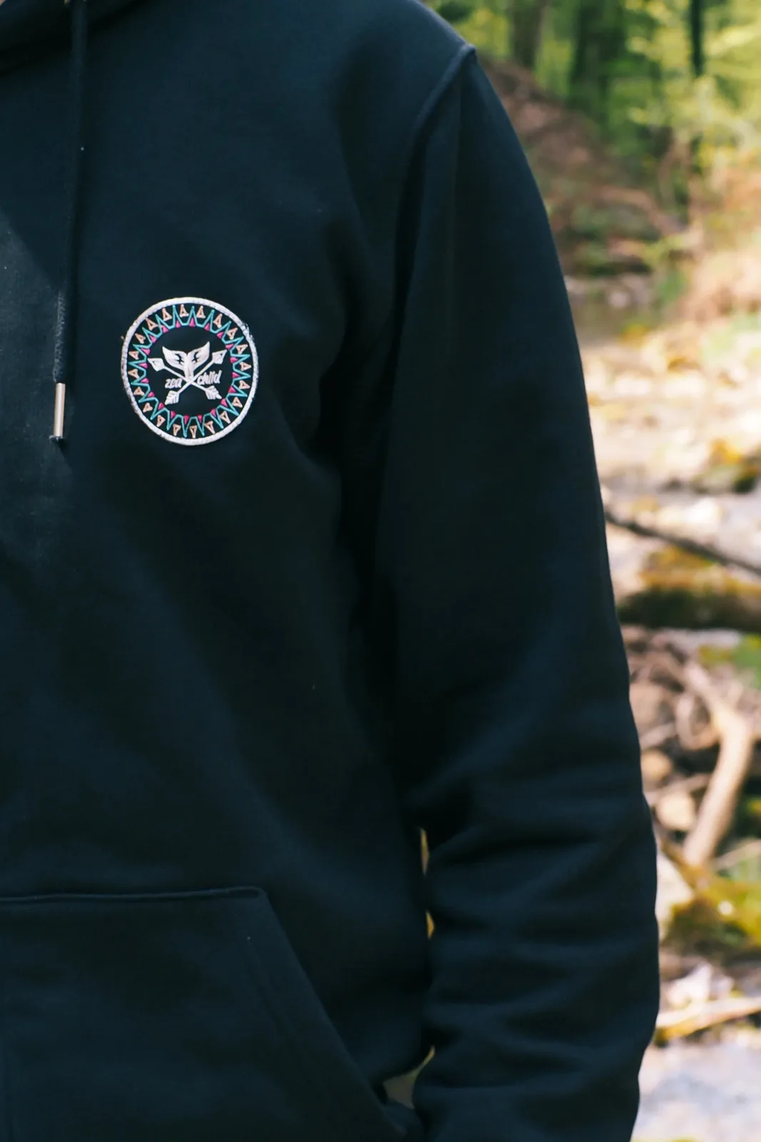 Tribal Patch ZipHoodie Unisex — Bild 7