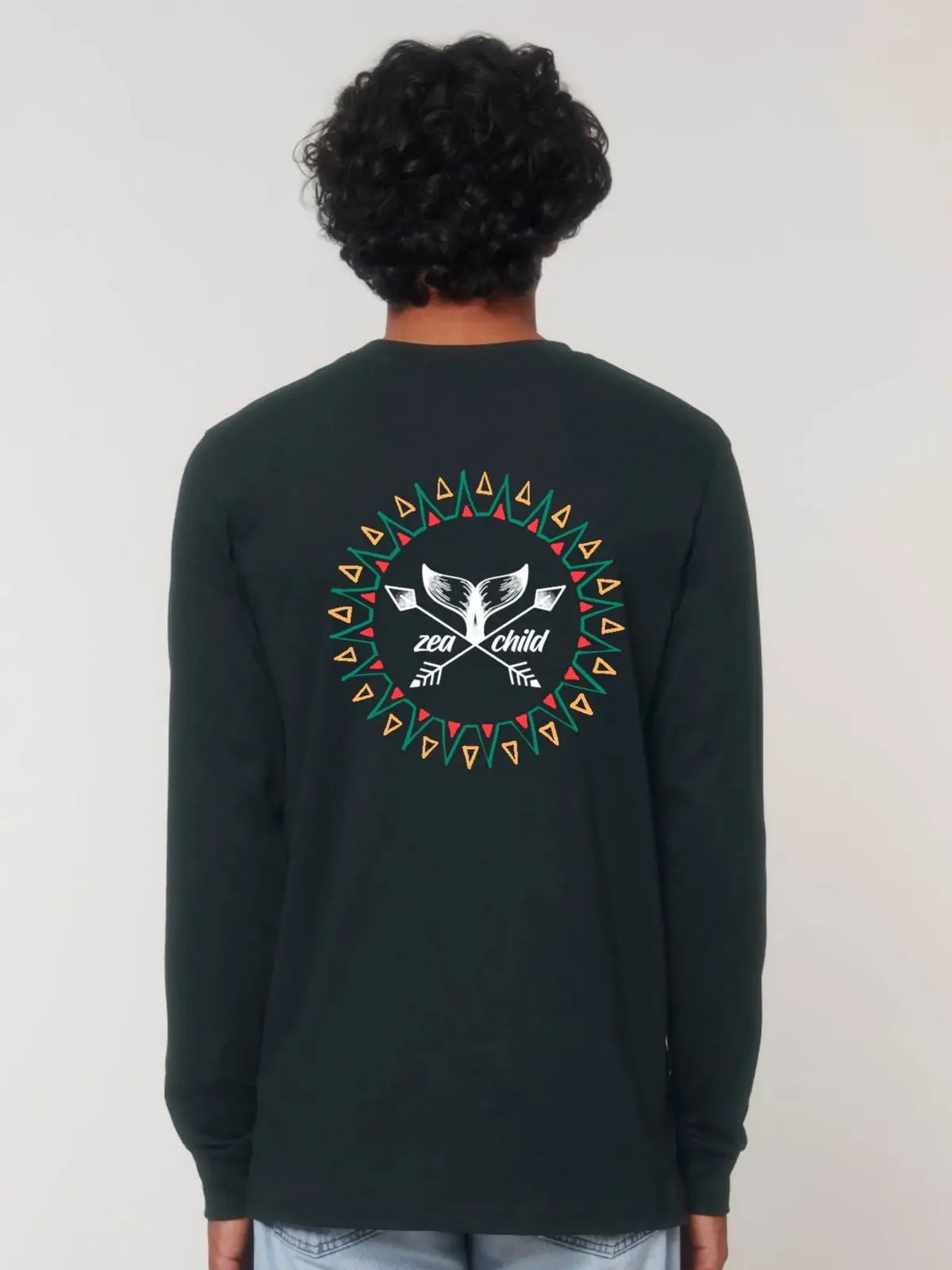 Tribal Longsleeve Unisex Biobaumwolle, Ansicht 4