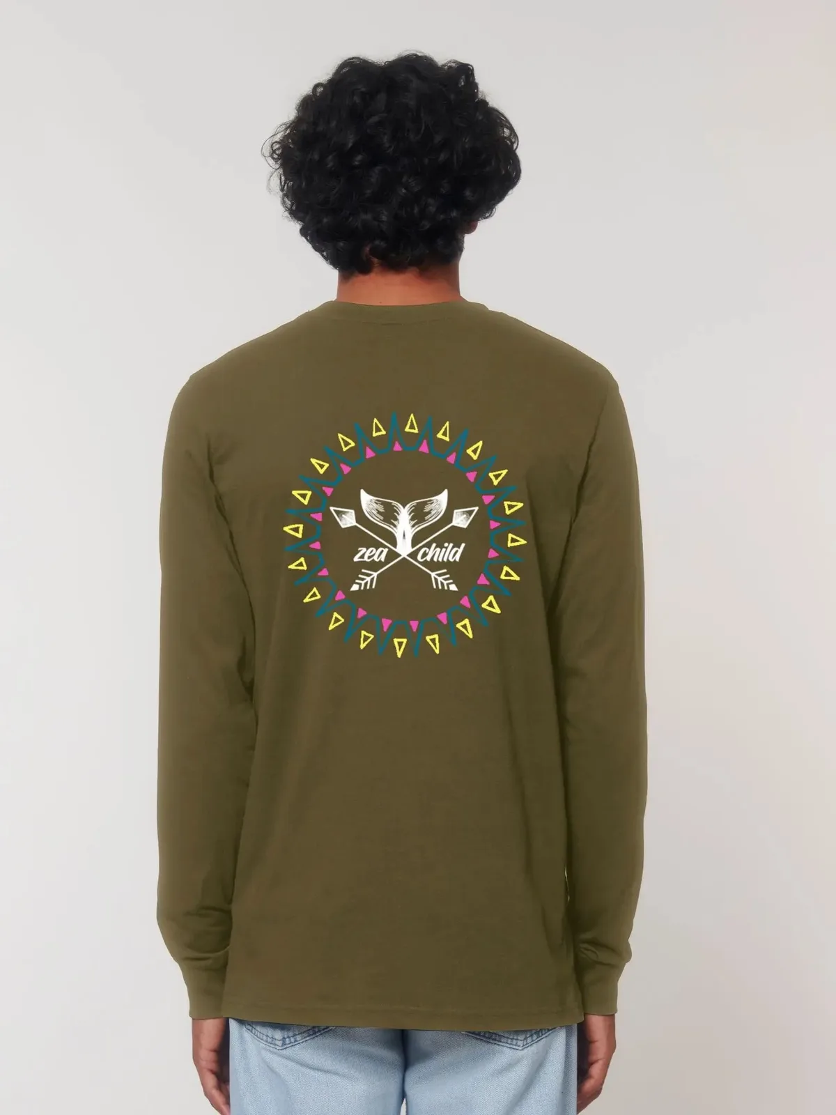 Tribal Longsleeve Unisex Biobaumwolle, Ansicht 13