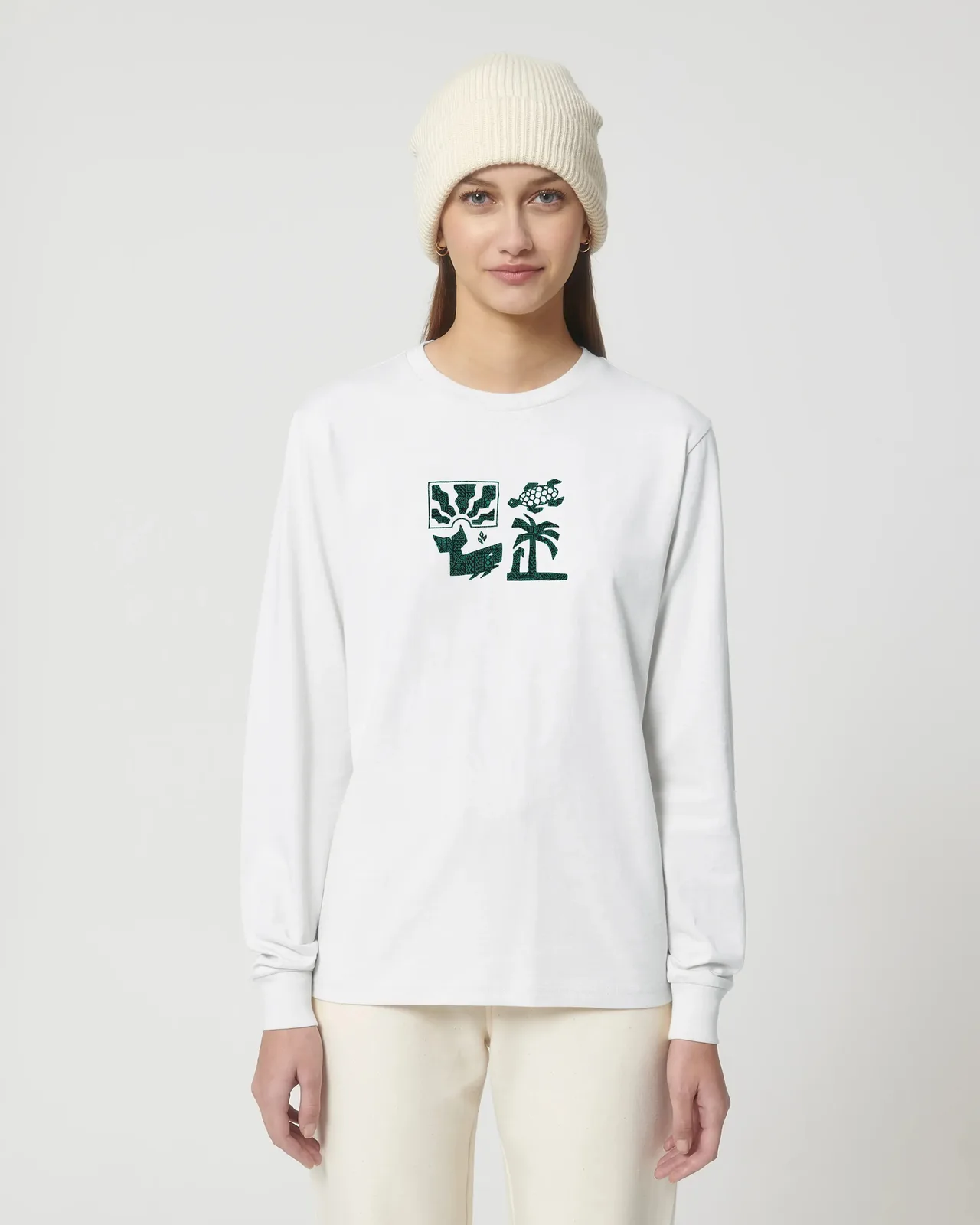 Ethno Suwatupa Longsleeve Unisex Biobaumwolle — Bild 2