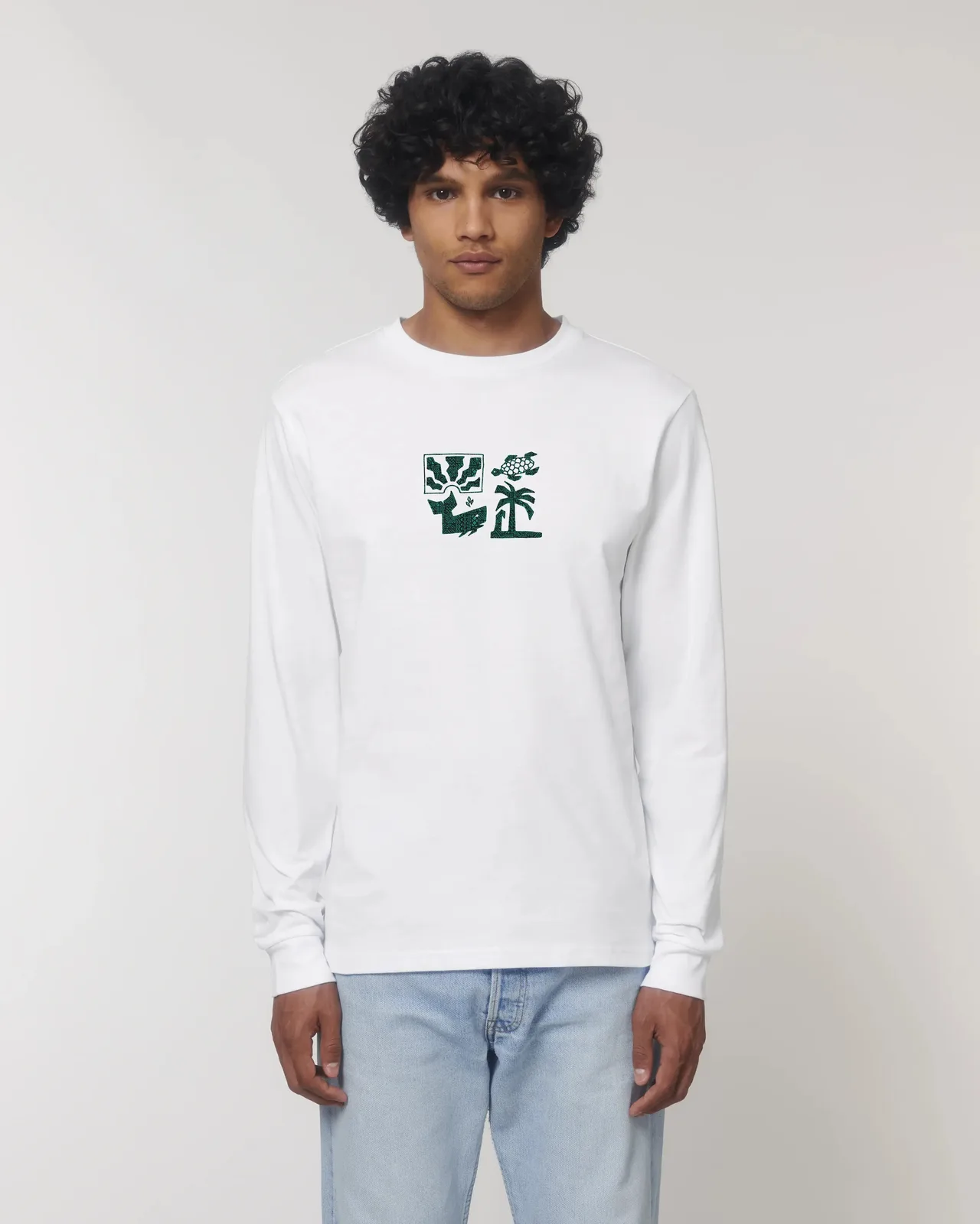 Ethno Suwatupa Longsleeve Unisex Biobaumwolle — Bild 4