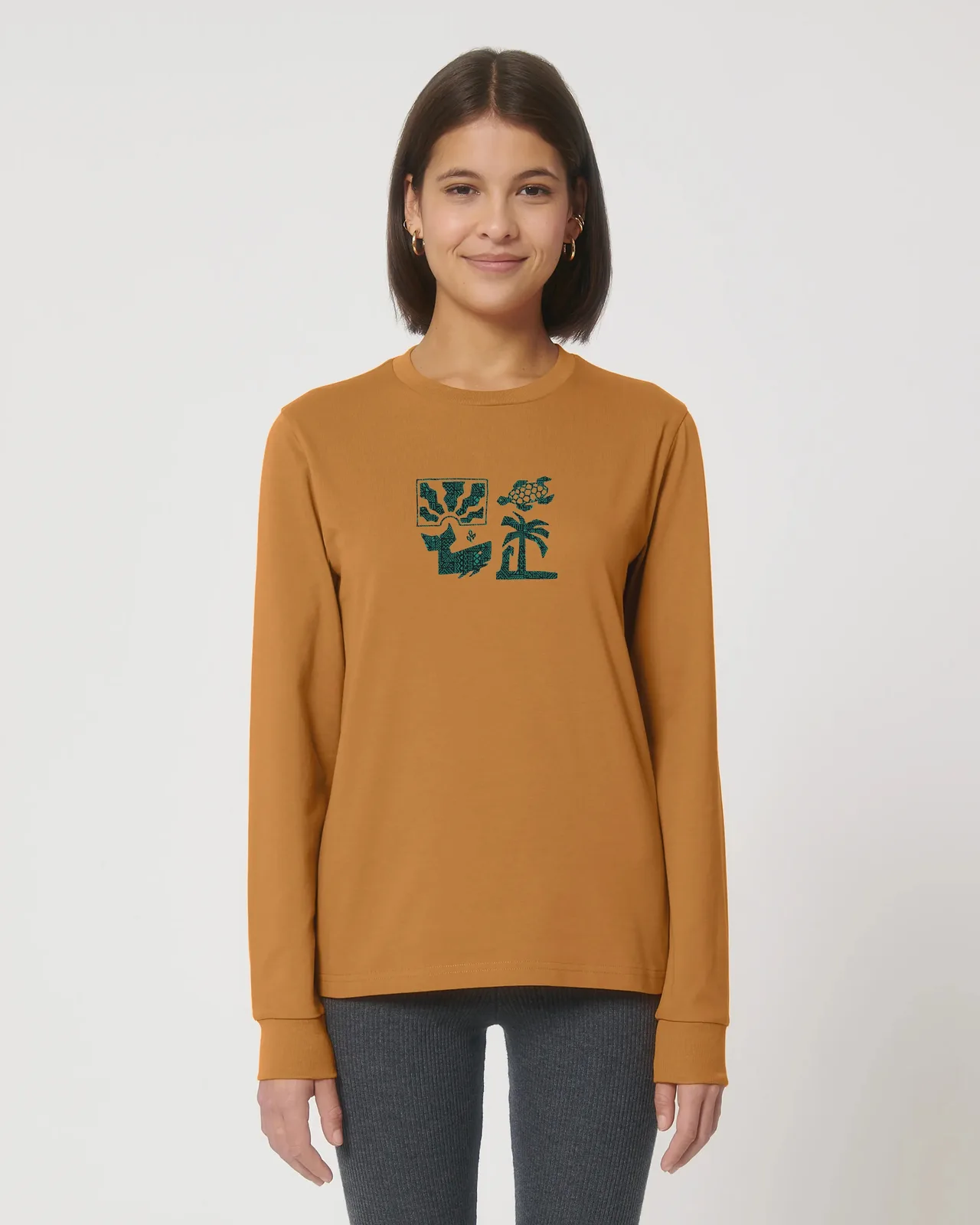 Ethno Suwatupa Longsleeve Unisex Biobaumwolle — Bild 6