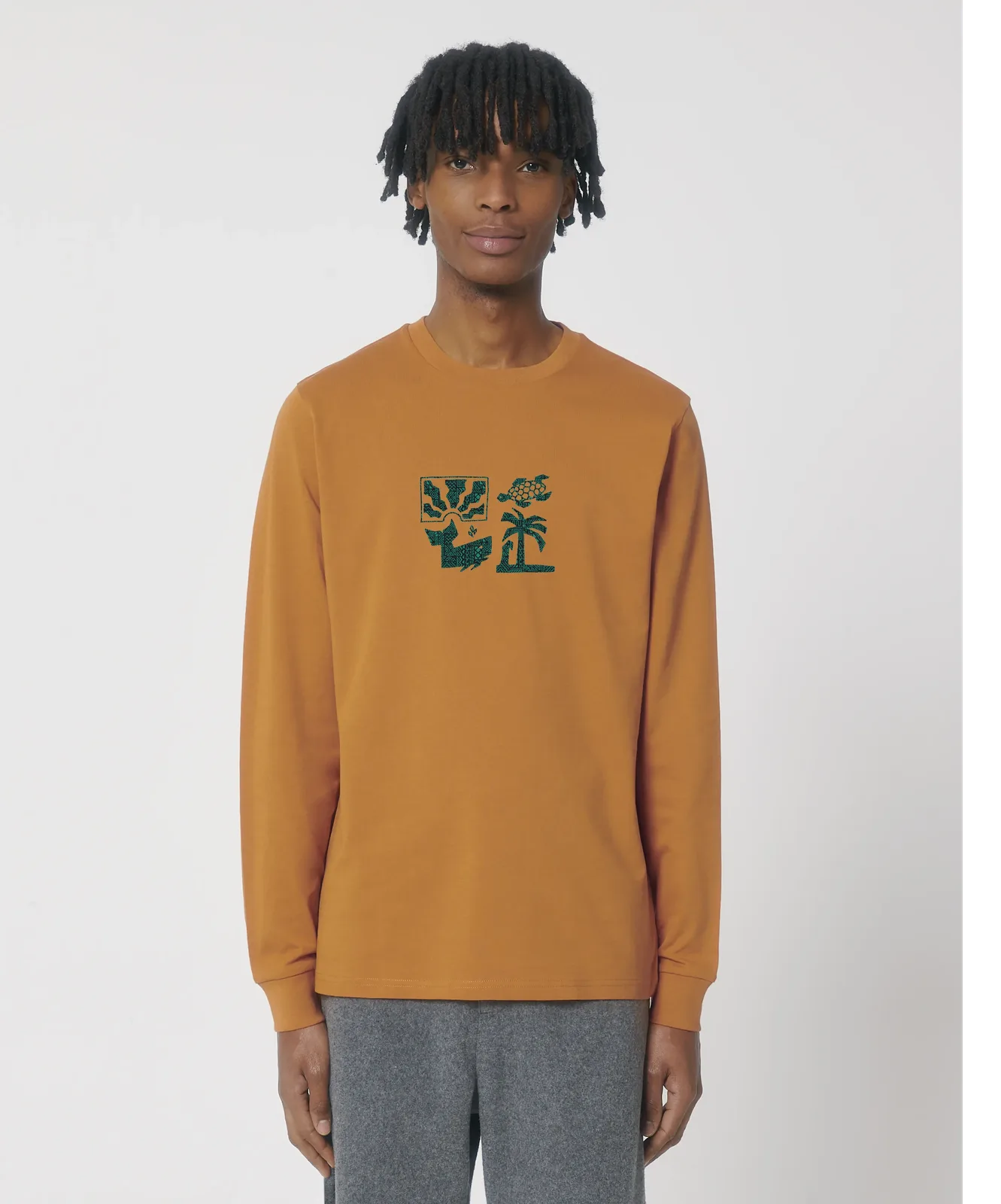 Ethno Suwatupa Longsleeve Unisex Biobaumwolle — Bild 8