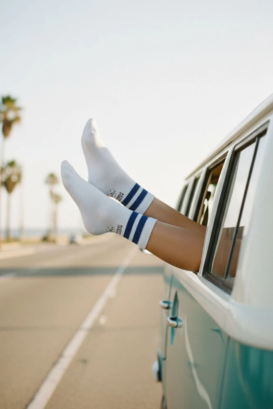 Will Meer - Sportsocken gestreift in navyblau - weiß, Ansicht 2