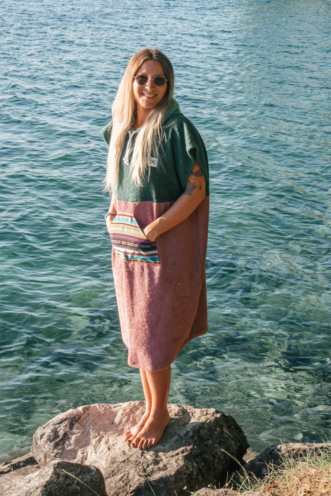Surfponcho Kanoa Unisex aus Bio-Frotte - Limited Edition