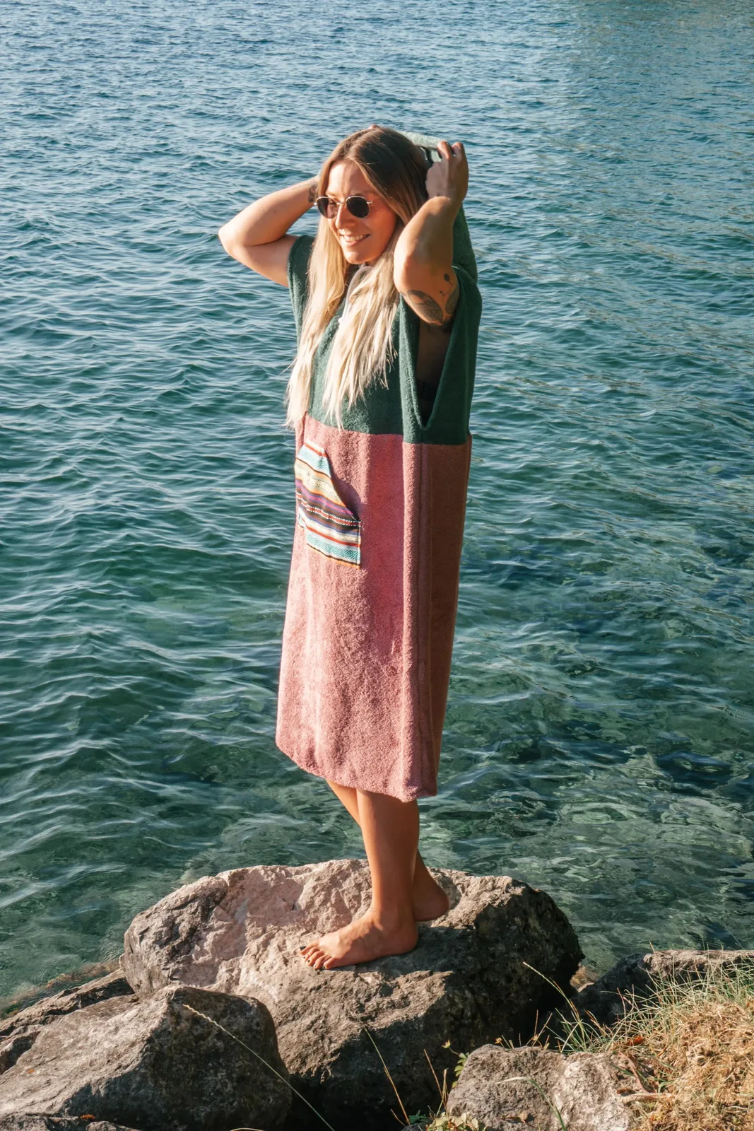 Surfponcho Kanoa Unisex aus Bio-Frotte - Limited Edition, Ansicht 2