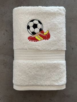 Handtuch mit Fußball Stick – Bambou Serie