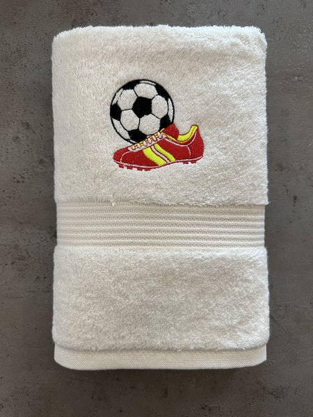 Handtuch mit Fußball Stick – Bambou Serie von WIRTEX