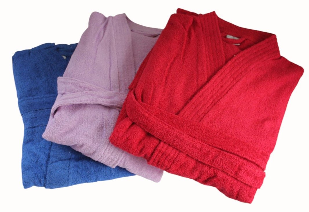Bademantel mit Kimono