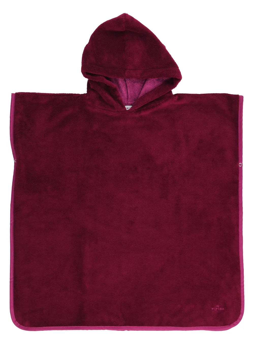 Kinder Poncho mit Kapuze - Bambou Twin Velour, Ansicht 2
