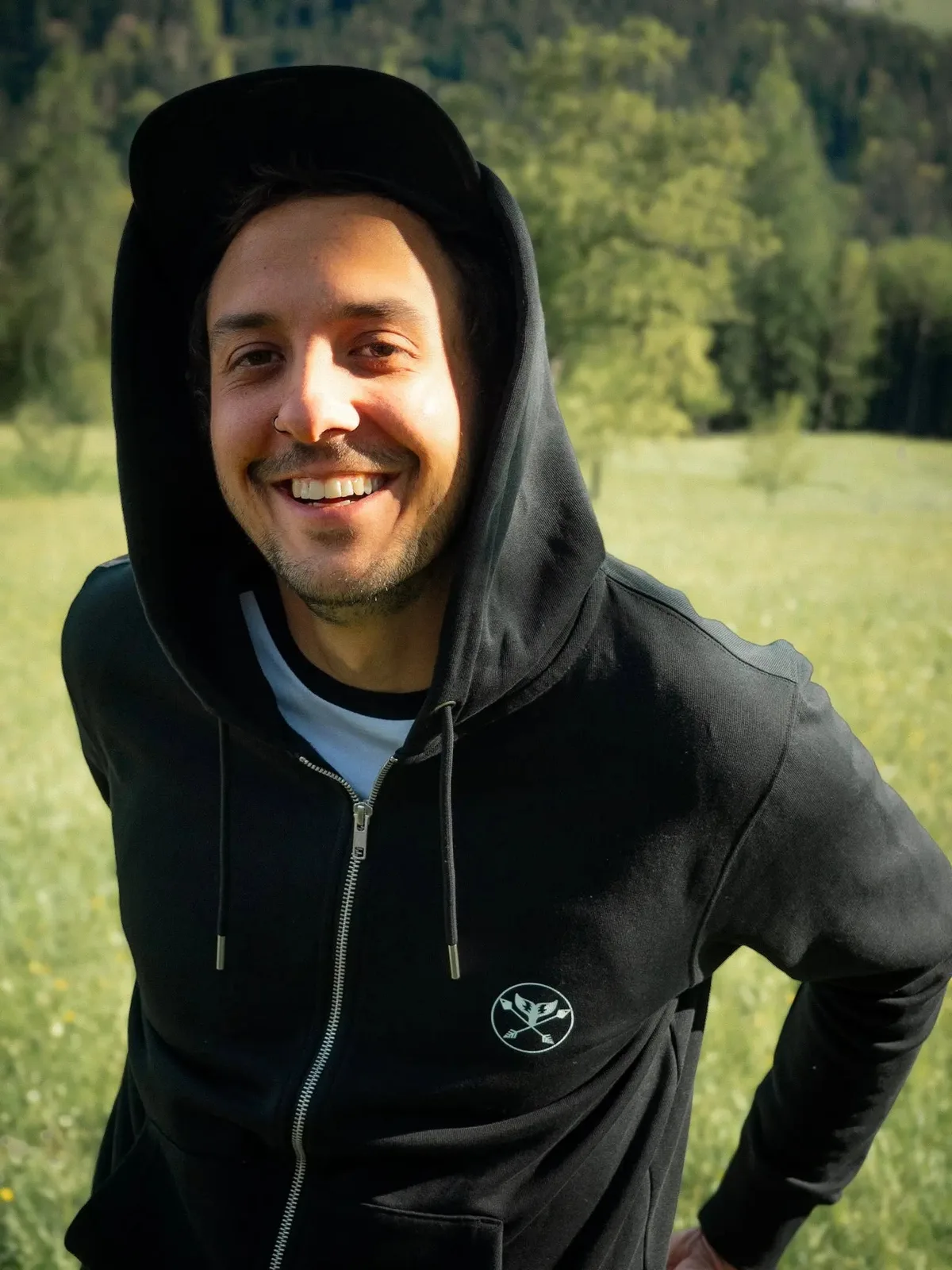 Wal Mandala ZipHoodie Unisex, Ansicht 4