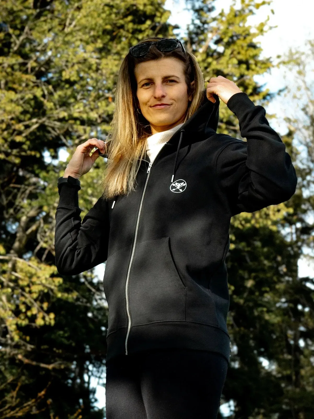 Wal Mandala ZipHoodie Unisex, Ansicht 6