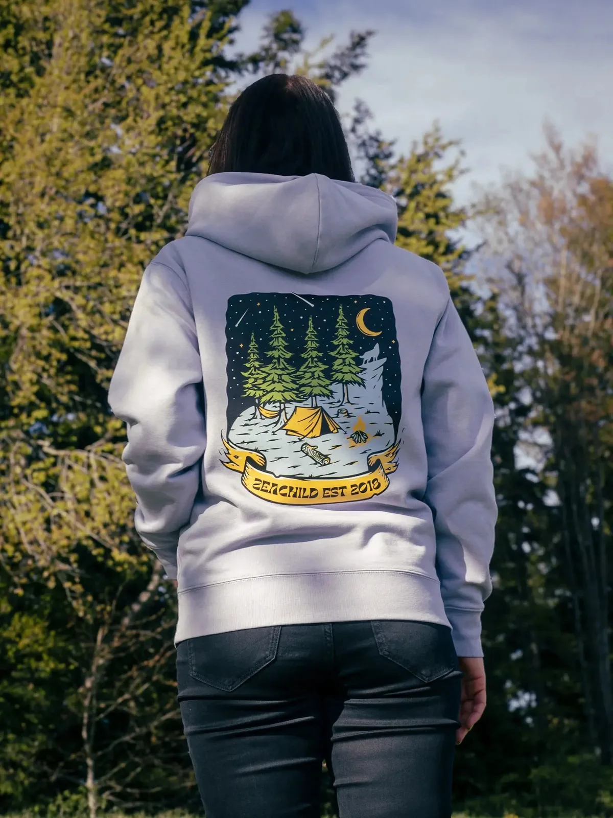 Campground Hoodie Unisex, Ansicht 5
