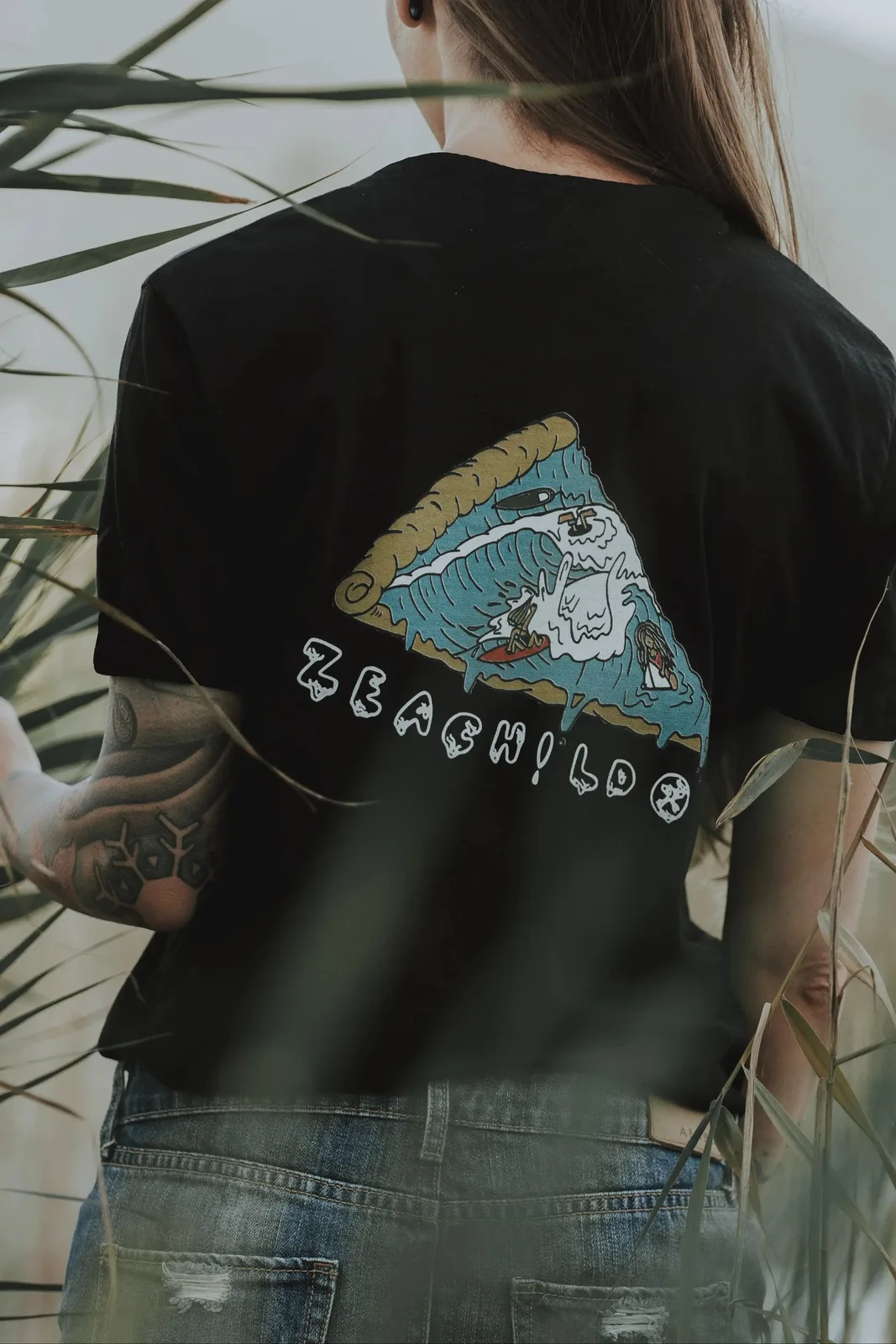 Pizza Hawaii Shirt Unisex, Ansicht 4