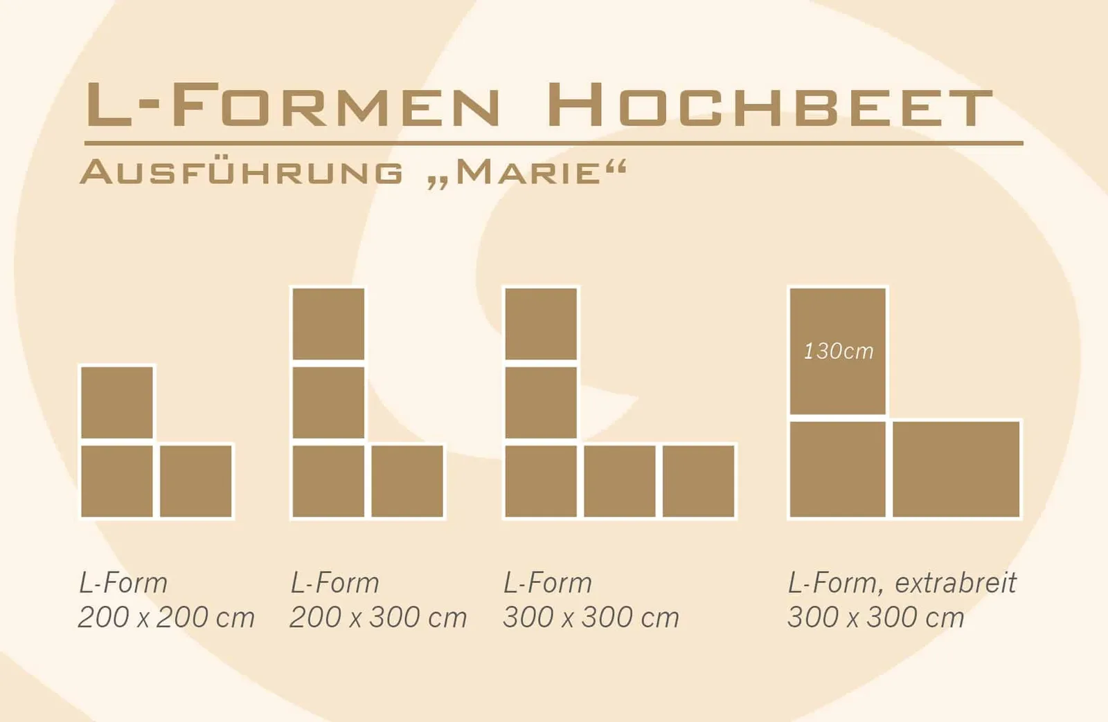 Hochbeet L-Marie 300×300, Ansicht 11