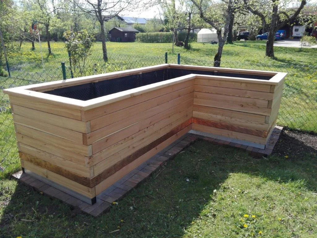 Hochbeet L-Marie 200×300 L-Form, Ansicht 2