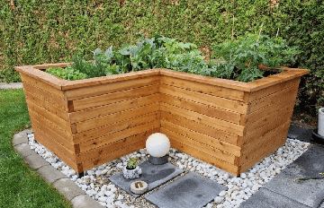 Hochbeet L-Marie 200×200 von Hochbeet Hans