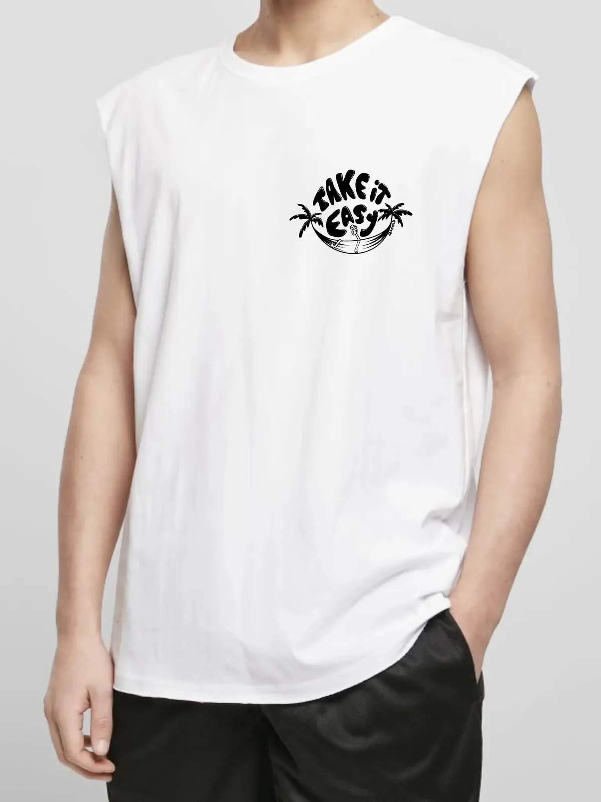 Take It Easy Tanktop Männer Bio, Ansicht 4