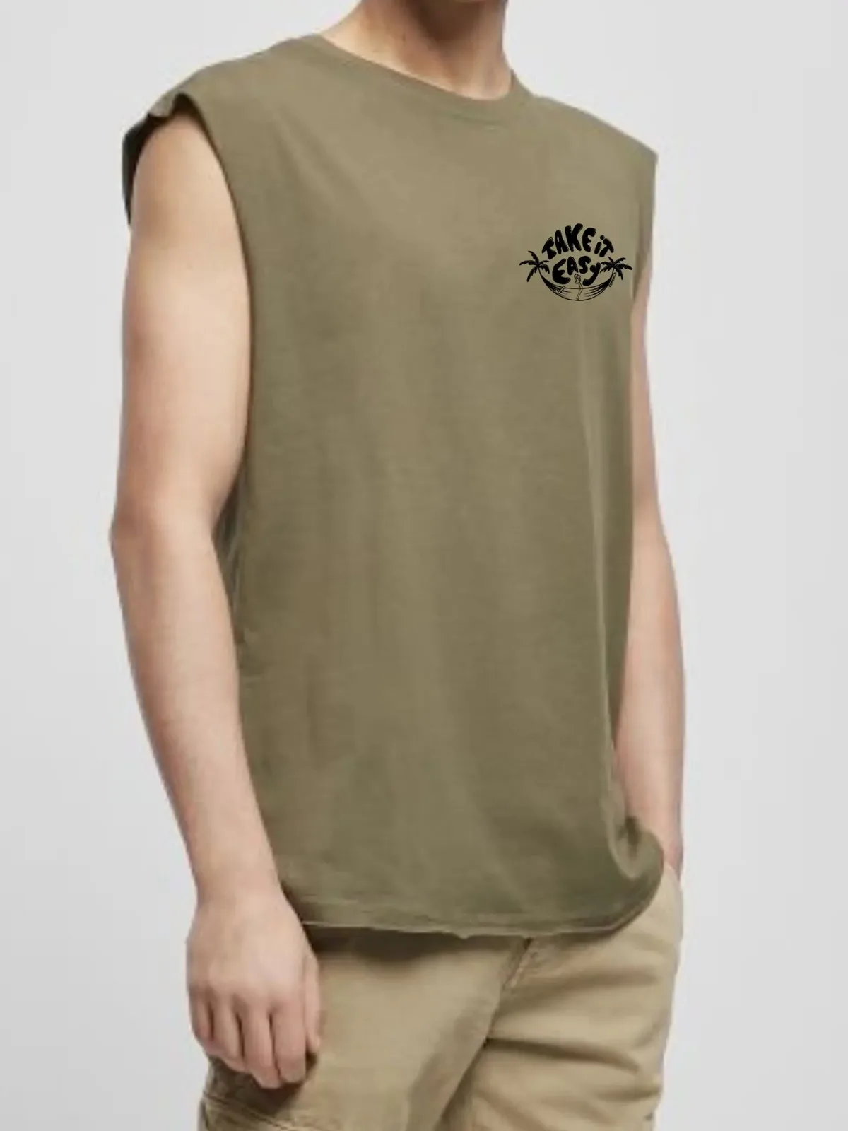 Take It Easy Tanktop Männer Bio, Ansicht 7
