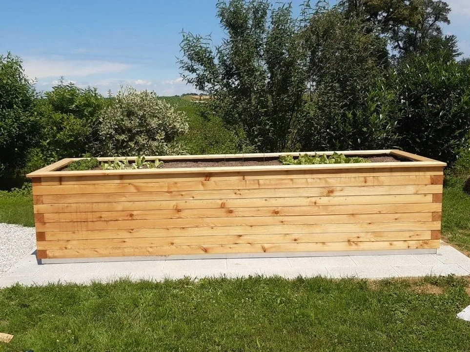 Hochbeet “dicke Berta” 100×400, Ansicht 2