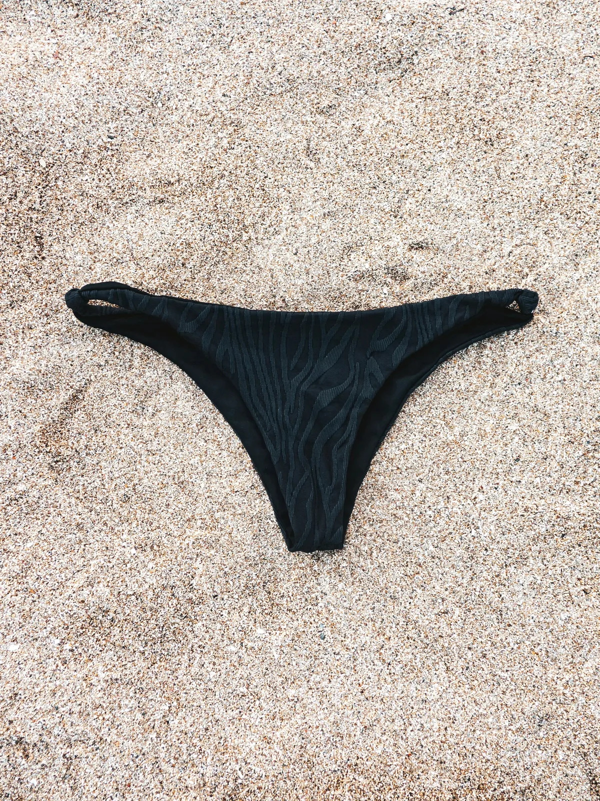 Geknüpfte Bikinihose zebra-meliert - recycelt, Ansicht 5