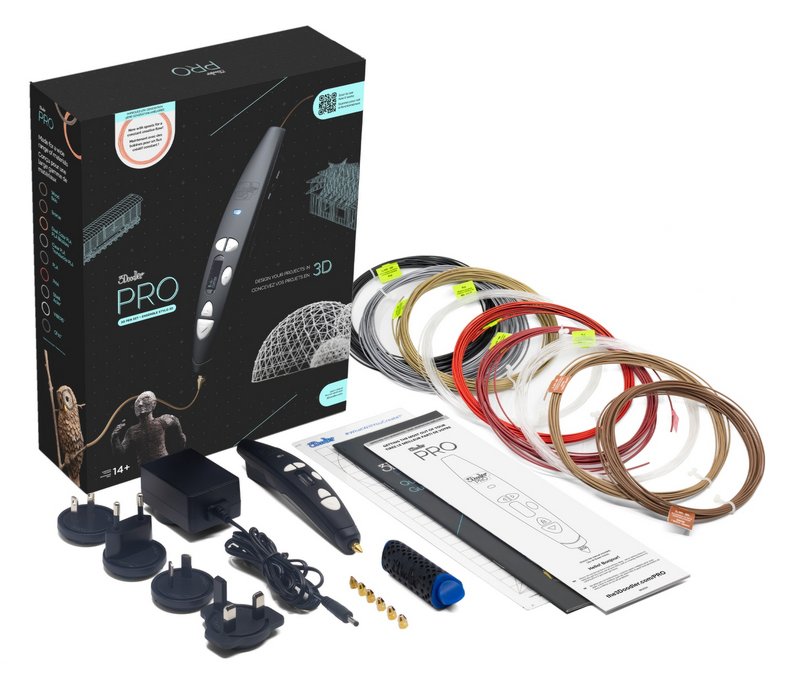 3Doodler 3D PenPro III Set, Kupfer, P-Holz, Polyacticsäure (PLA)
