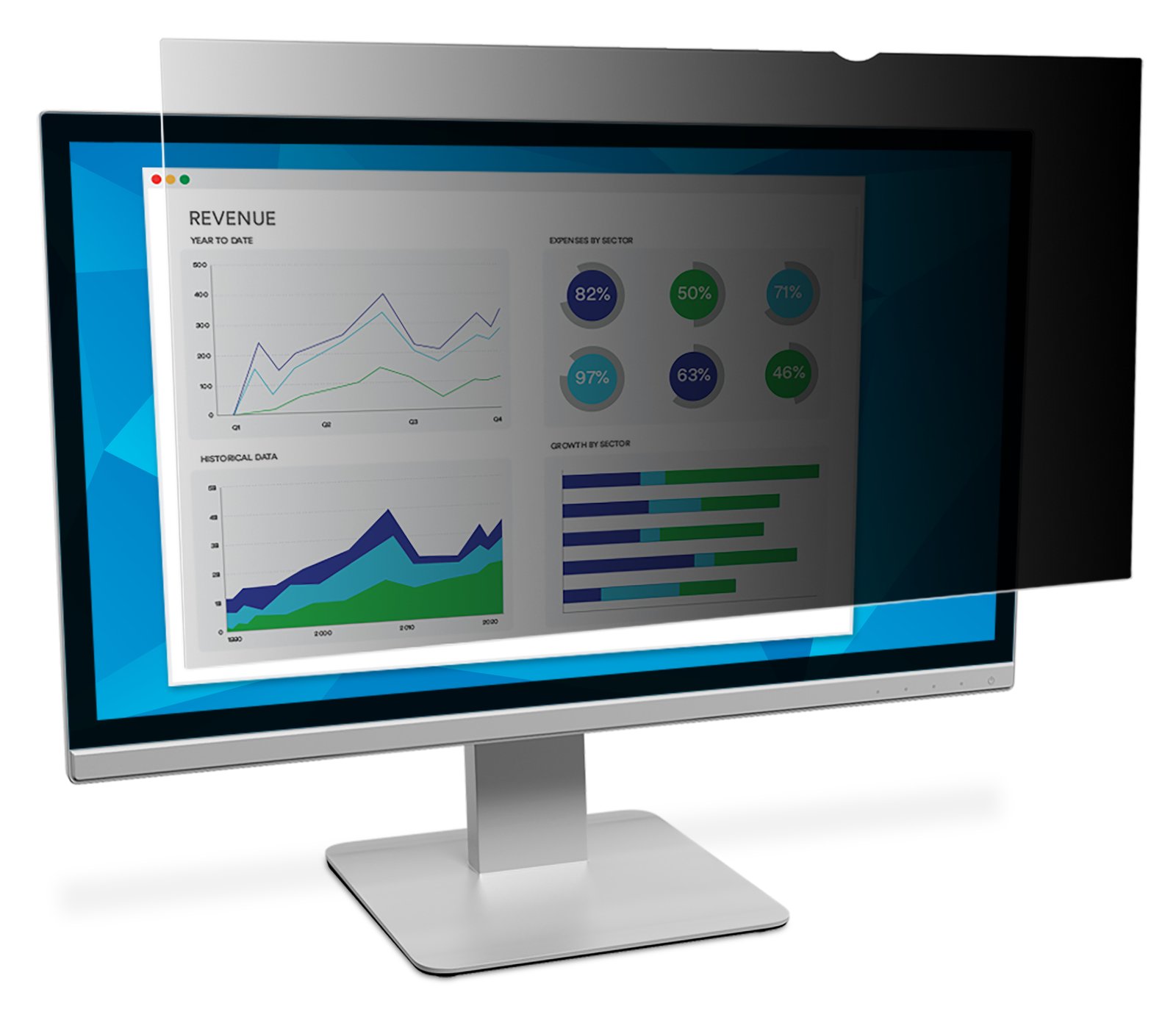 3M Blickschutzfilter für Dell U3415W Monitor (21:9)