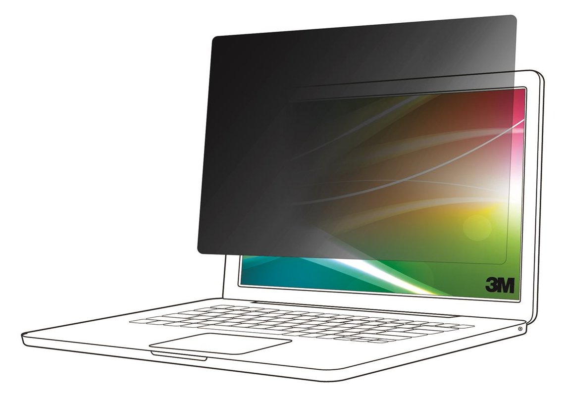 3M BP140W9B - 35,6 cm (14) - 16:9 - Notebook - Rahmenloser Blickschutzfilter - Glänzend/Matt - Anti-Glanz