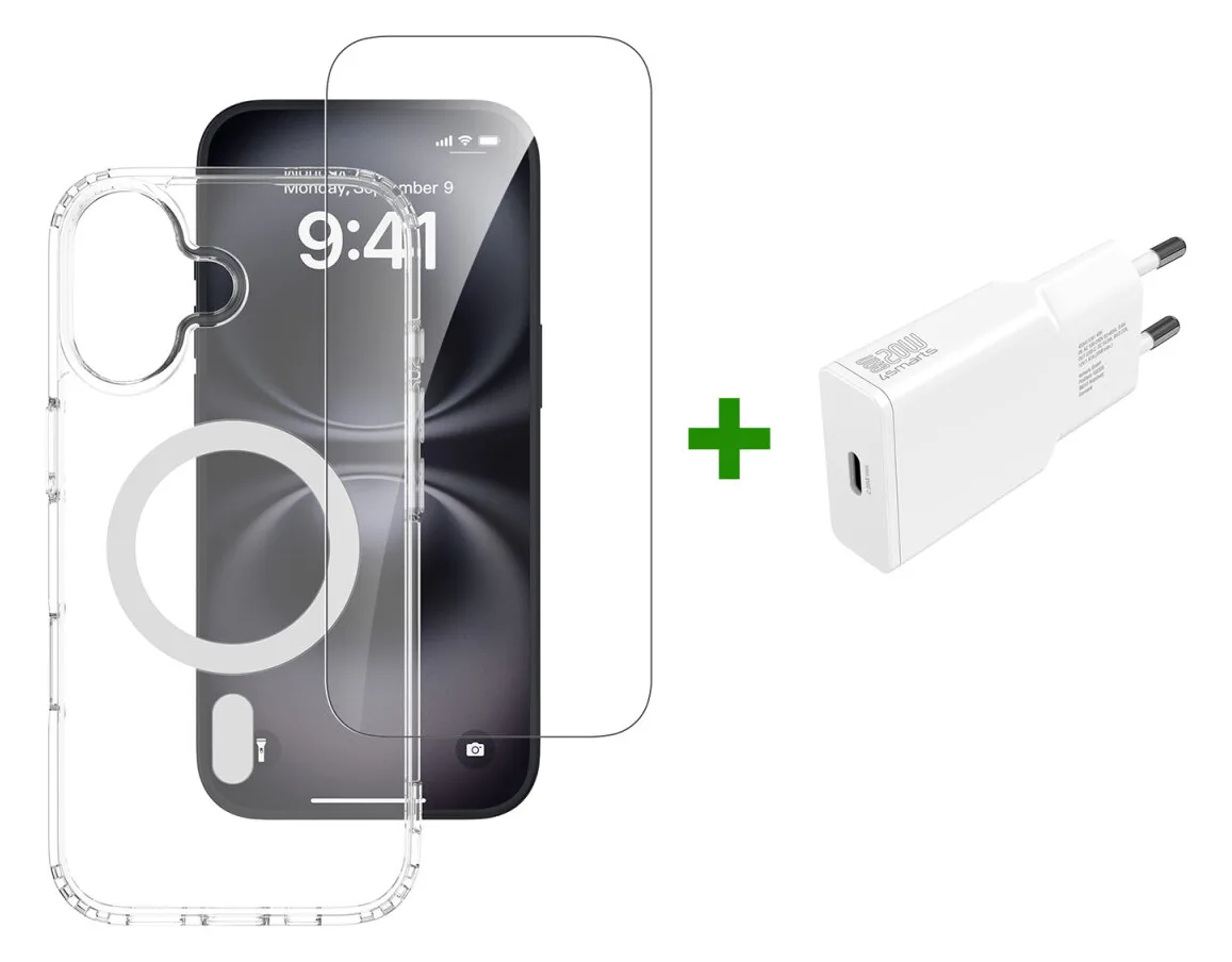4smarts 3in1 Premium Starter Set für Apple iPhone 17 MagSafe-kompatibel, Ansicht 4