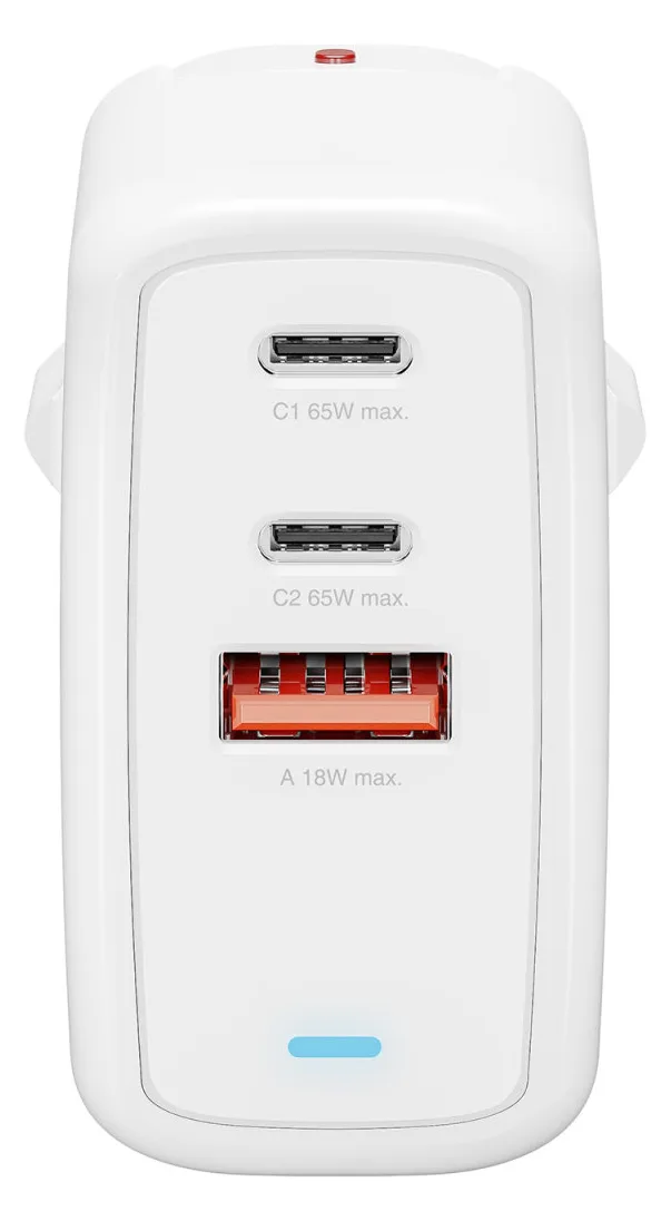 4smarts GaN FlexPro - Netzteil - 65 Watt - 5 A - Apple 2.4A, Fast Charge, Super Charge, Power Delivery 3.1, Ansicht 3