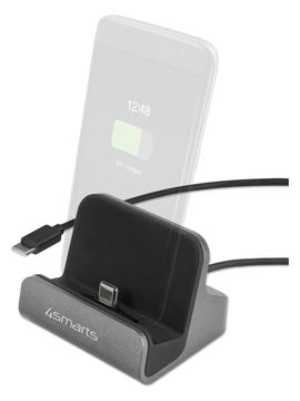 4smarts Ladestation VoltDock USB-C 60W grau von LumaTech
