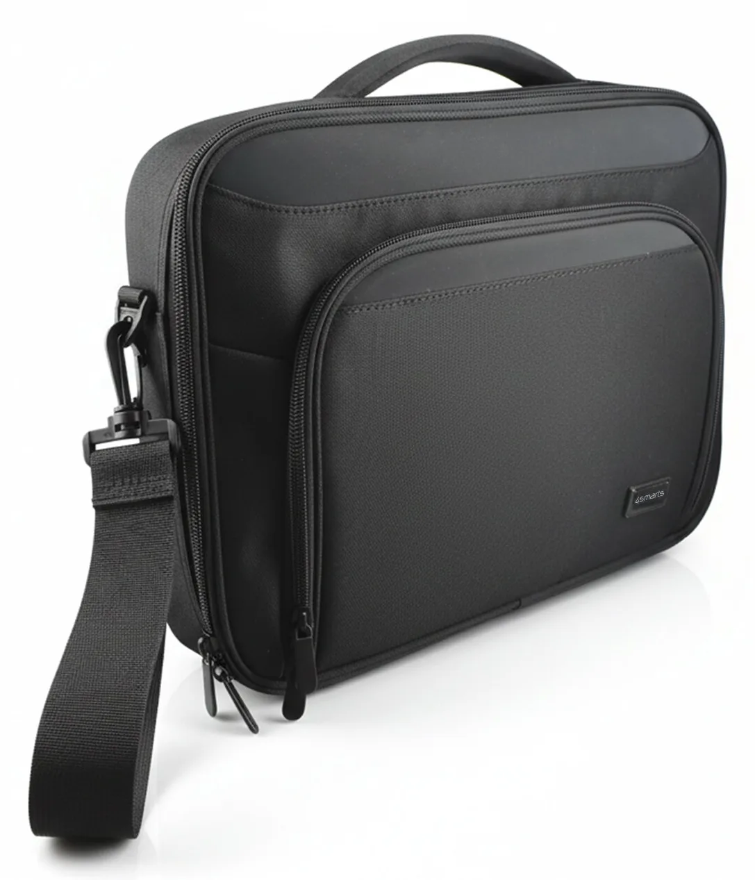 4smarts Laptop-Tasche Target Eco Clamshell 13–14” schwarz, Ansicht 4
