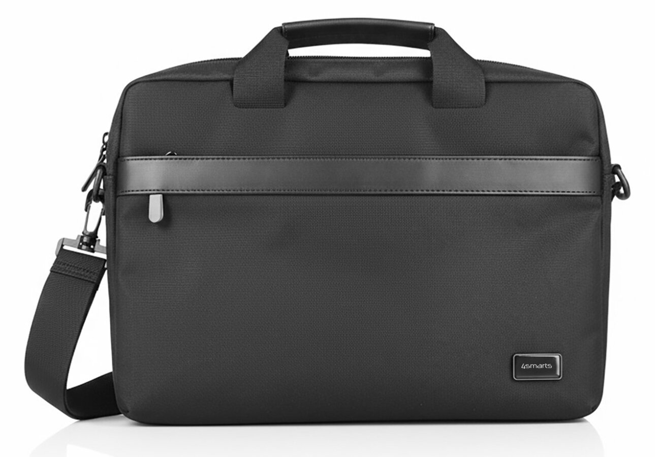 4smarts Laptop-Tasche Target Eco Slim 13–14” schwarz