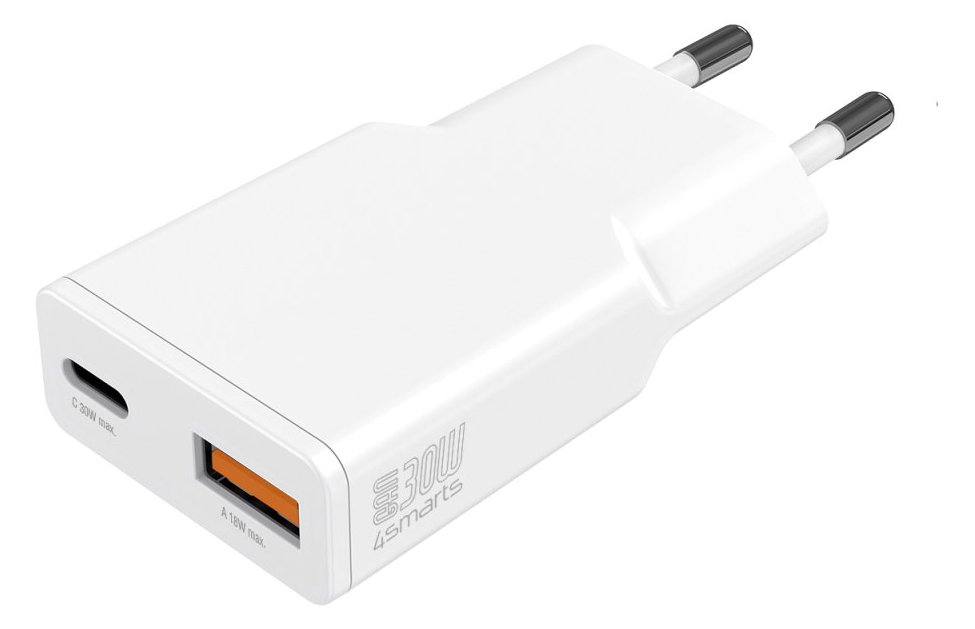 4smarts Netzladegerät PDPlug Slim Duos 30W GaN 1C
