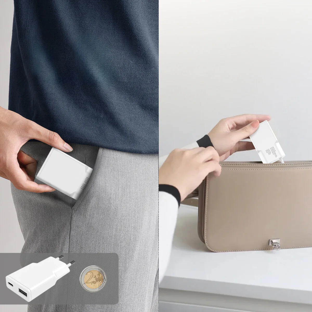 4smarts Netzladegerät PDPlug Slim Duos GaN 1C und USB-C Kabel, Ansicht 4