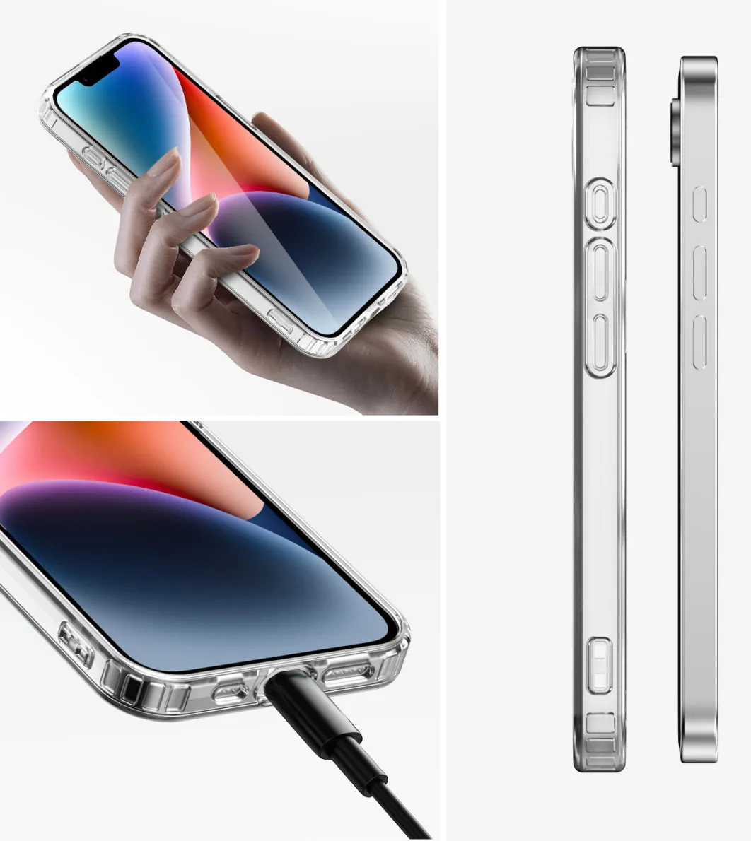 4smarts Premium - 360° Schutzset - hintere Abdeckung für Mobiltelefon - kompatibel mit MagSafe, Ansicht 4