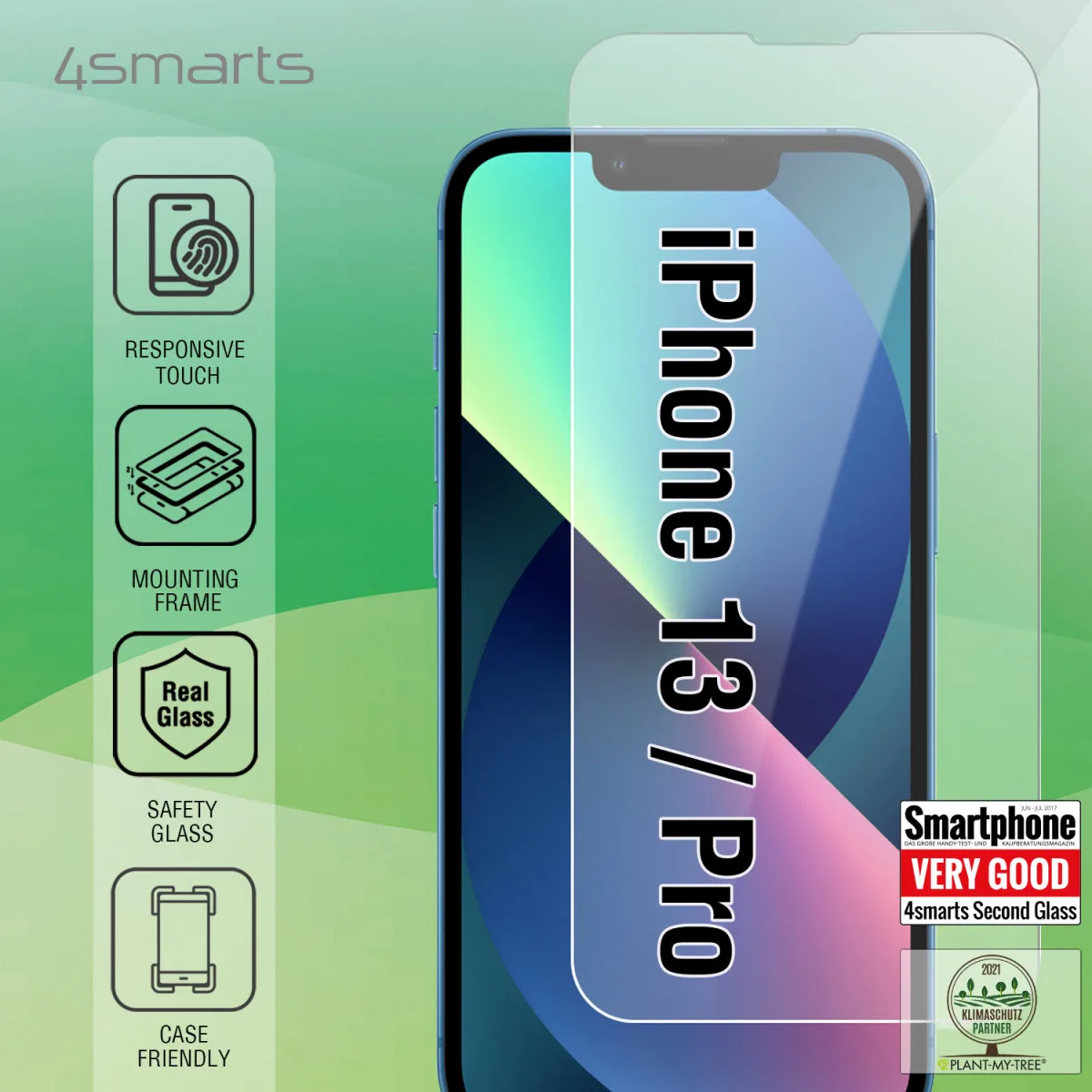 4smarts Second Glass X-Pro - Bildschirmschutz für Handy, Ansicht 2
