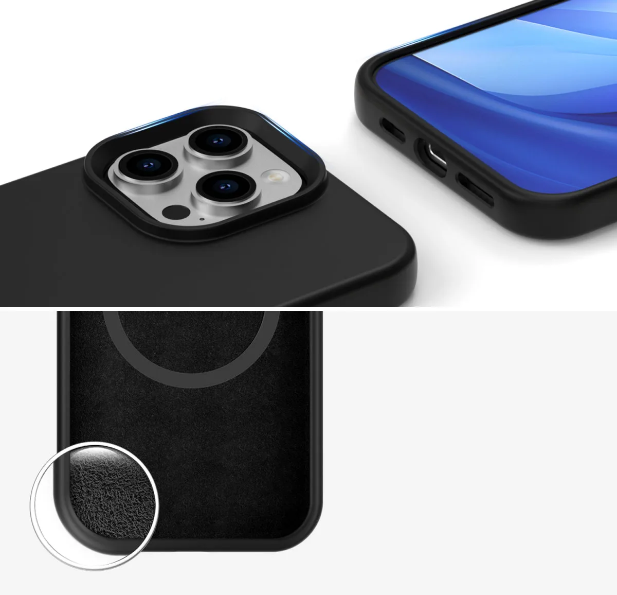 4smarts Silikon Case Cupertino für Apple iPhone 16 Pro, Ansicht 3