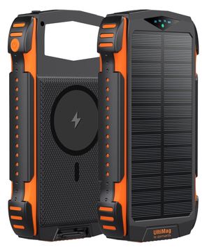 4smarts TitanPack - Solar-Powerbank - Li-Pol - 20000 mAh - 20 Watt - 3 A - 5 Ausgabeanschlussstellen von LumaTech