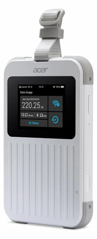 Acer Mobiler Hotspot - 5G LTE - 3.27 Gbps - Wi-Fi 5, Wi-Fi 6, NFC, Ansicht 4
