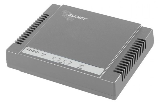 ALLNET ALL126AS3 - Router - DSL-Modem 4-Port-Switch