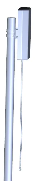 ALLNET ALL19103 Netzwerk-Antenne 5 dBi MIMO directional antenna SMA, Ansicht 3