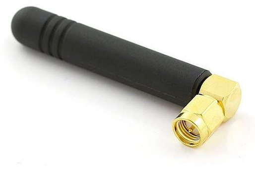 ALLNET ALL-ANT24-OMNI-RSMA-Stummel Omnidirektionale Antenne RP-SMA 2dBi Netzwerk-Antenne