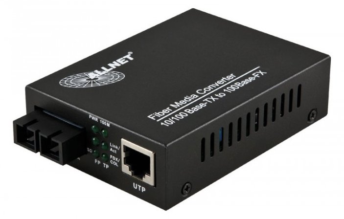 ALLNET ALL-MC102-SC-MM 100Mbit/s Multi-Modus Schwarz Netzwerk Medienkonverter